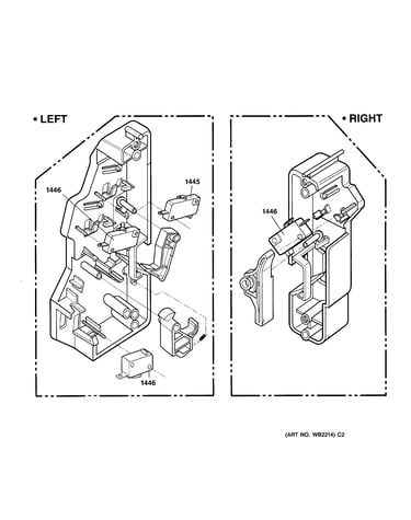 Latch board parts
