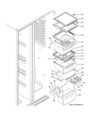 Fresh food shelves