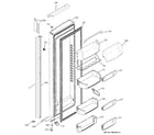 GE PSI23NCPAWW fresh food door diagram