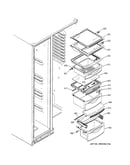 Fresh food shelves