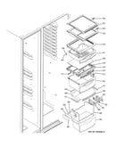 Fresh food shelves