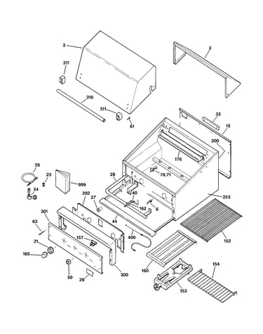 Gas grill parts