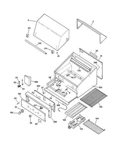 Gas grill parts