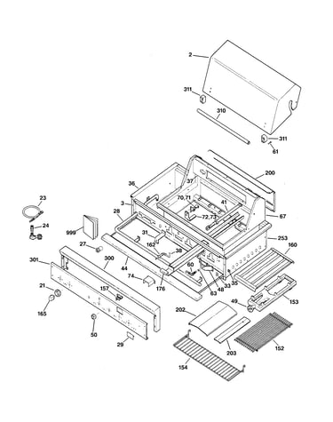 Gas grill parts