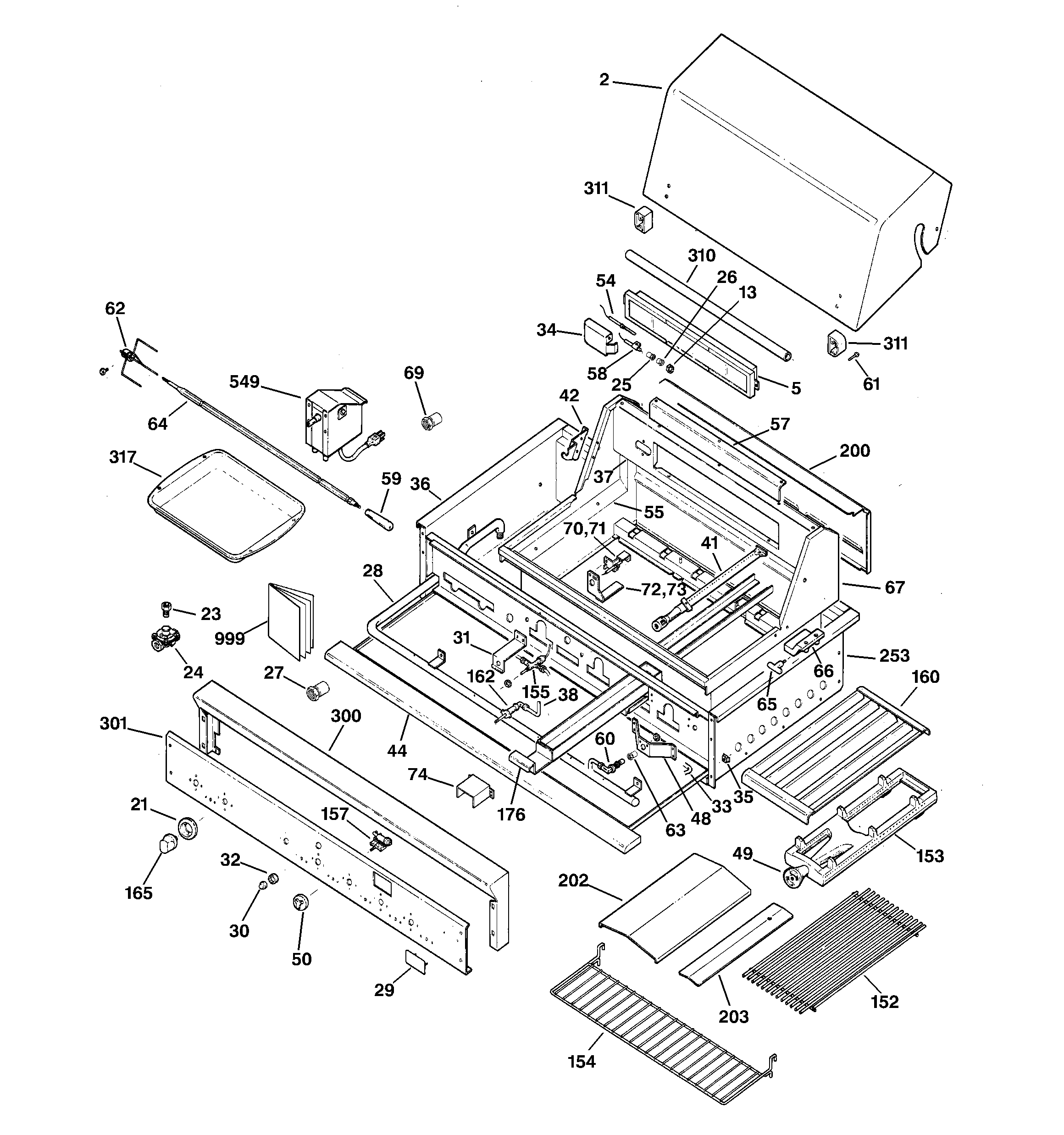 Gas grill parts
