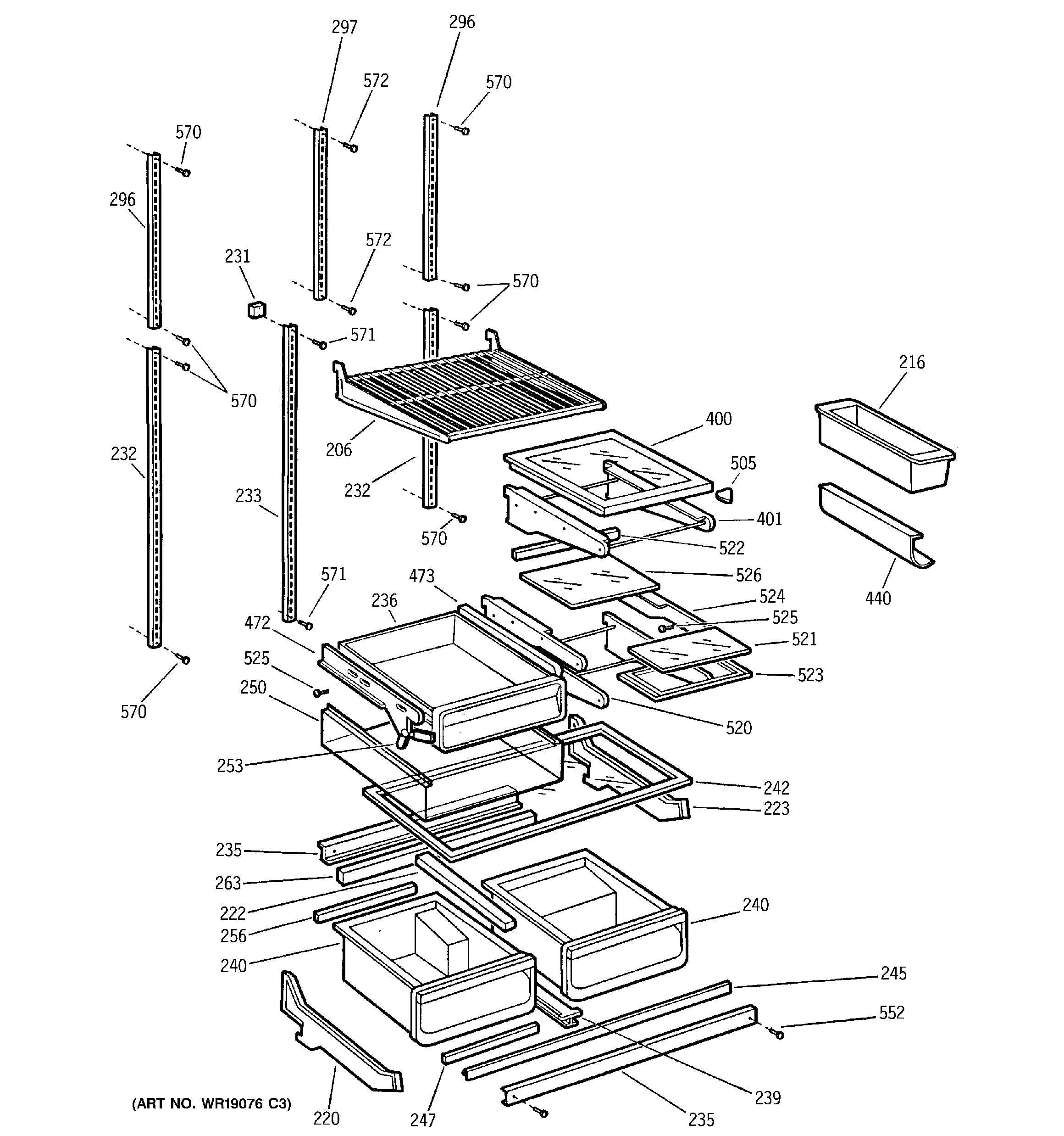 SHELVES