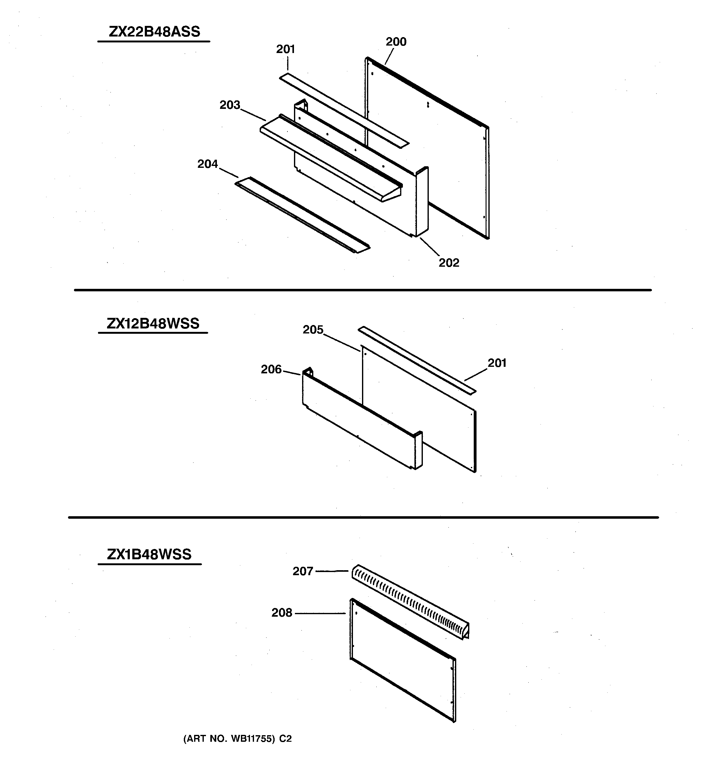 Accessory backguard assembly