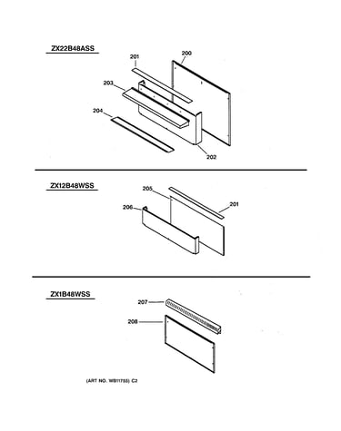 Accessory backguard assembly