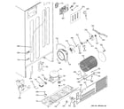 GE PTS22LHPARCC sealed system & mother board diagram