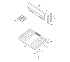 GE JGBS04BEH1CT cooktop diagram