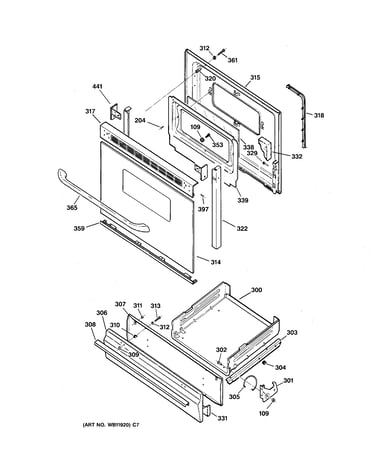 Door & drawer parts