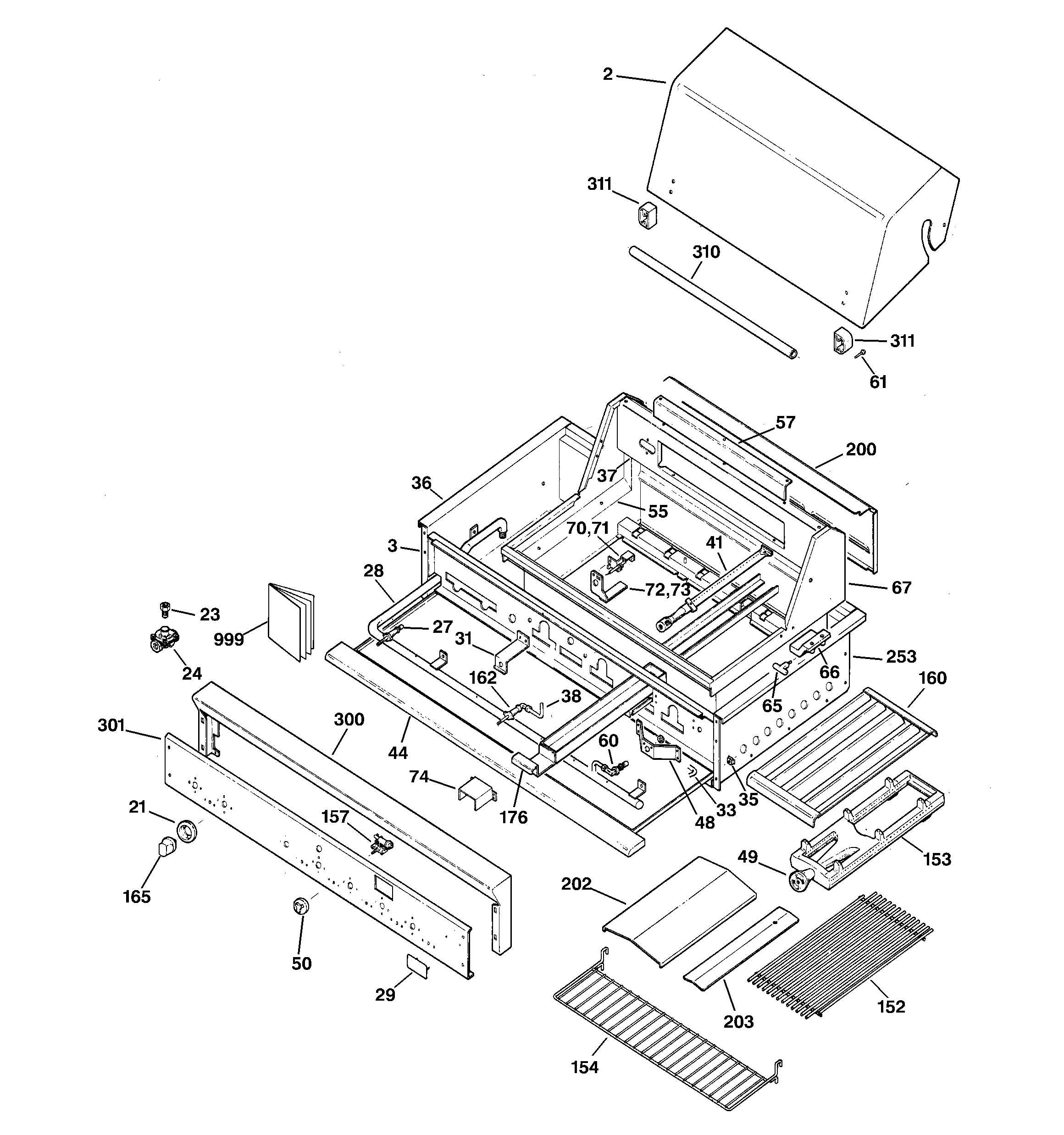 Gas grill parts