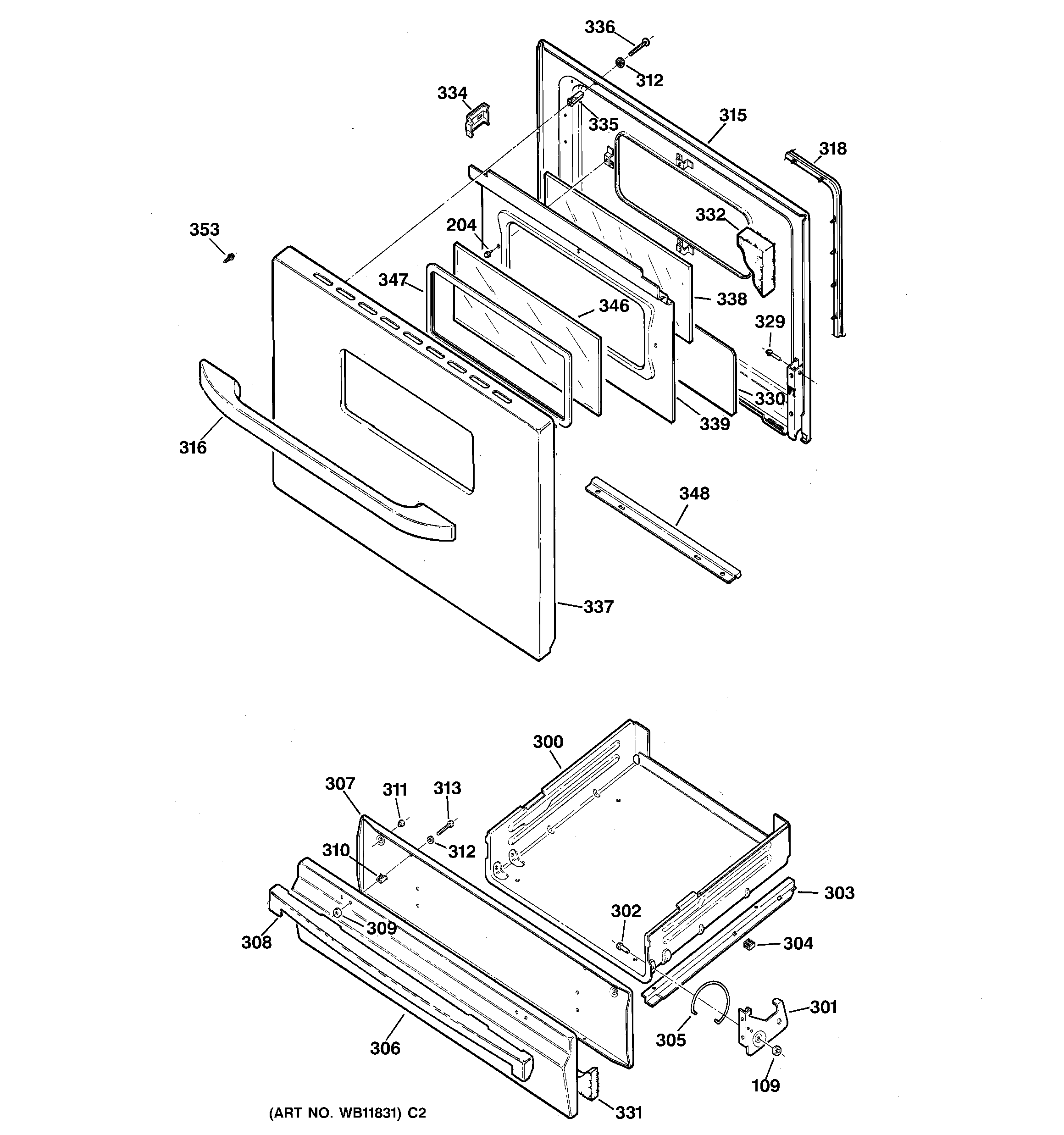 Door & drawer parts
