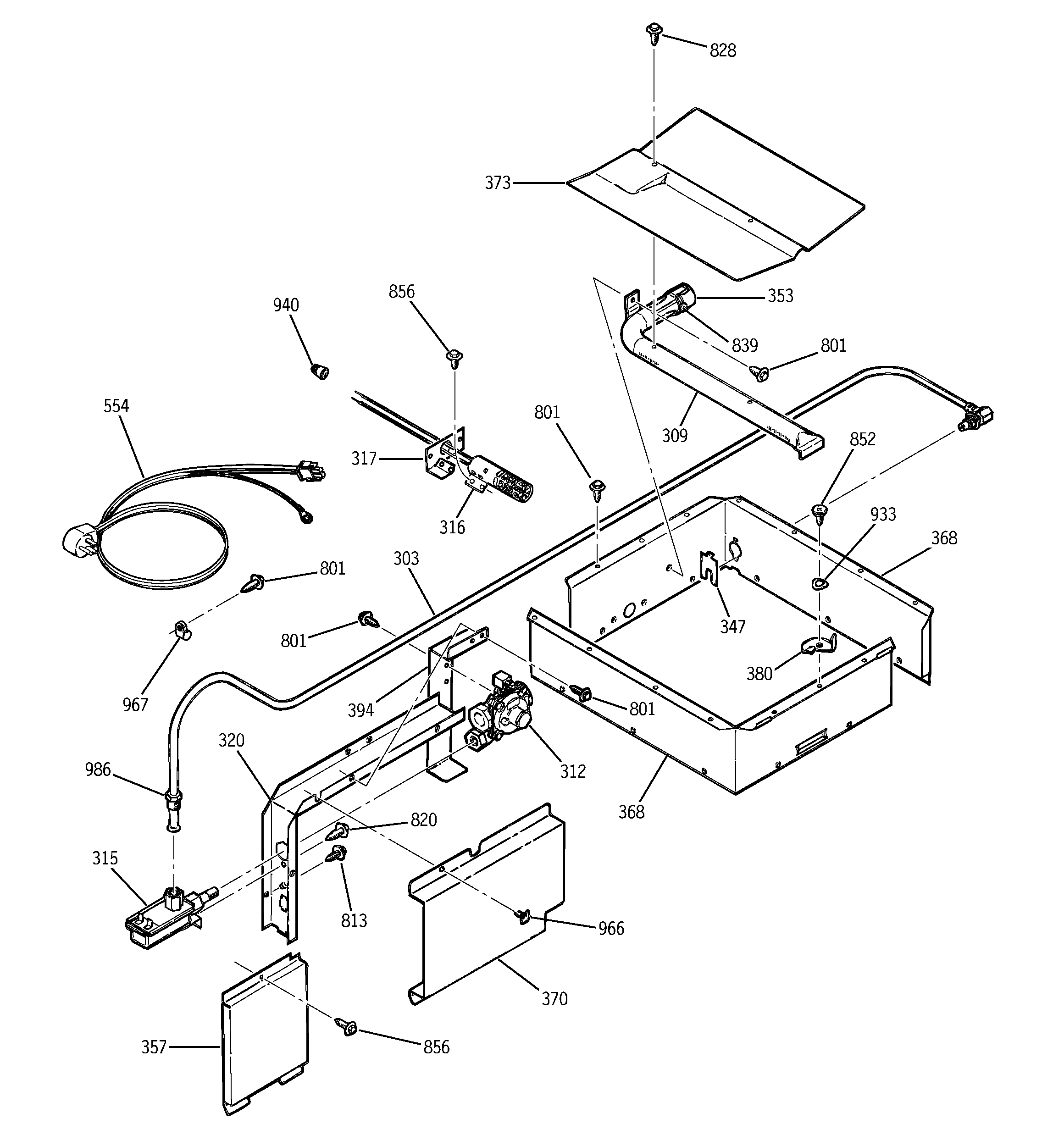 Gas & burner parts