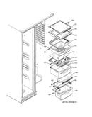 Fresh food shelves