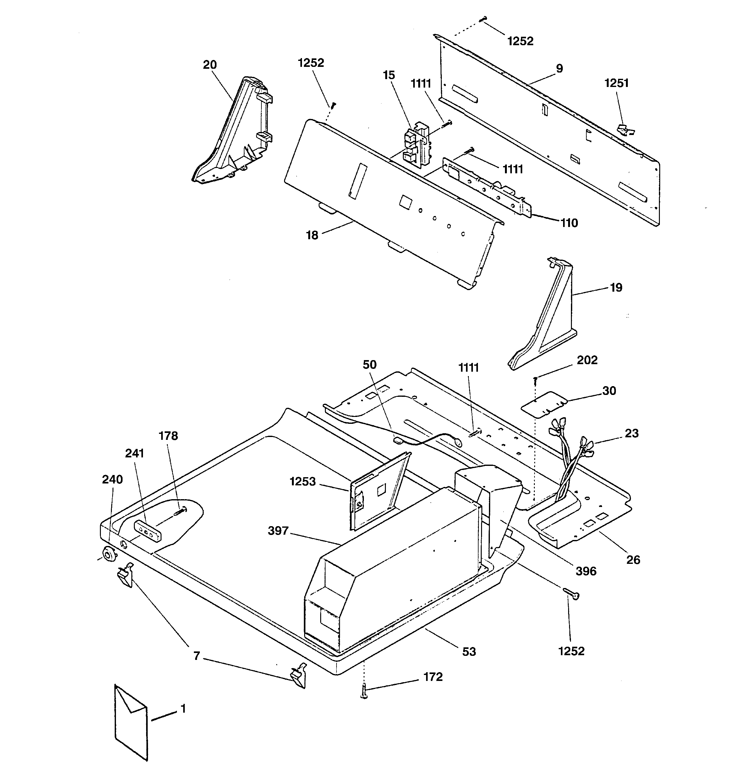 CONTROLS & TOP PANEL