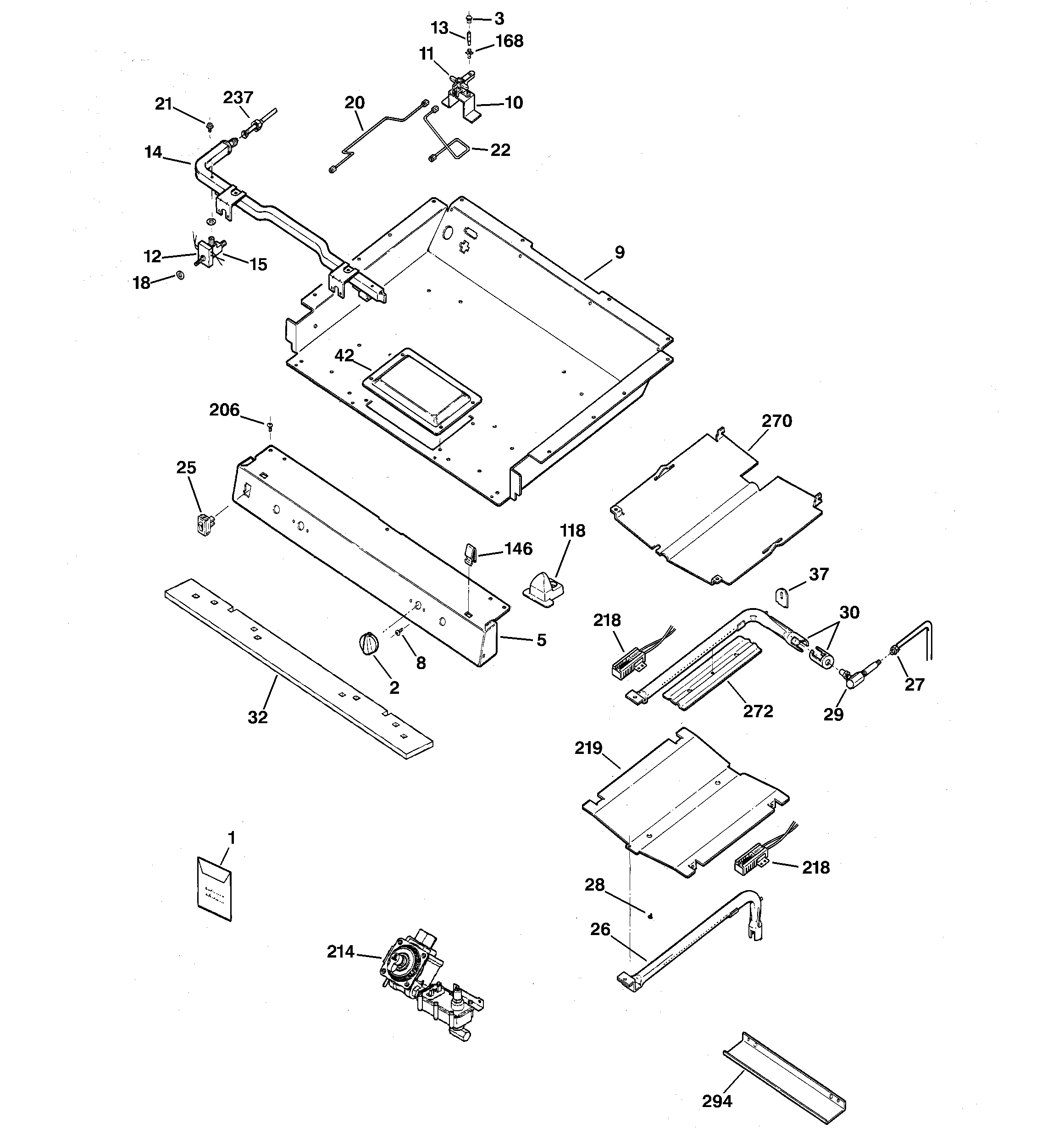 Gas & burner parts