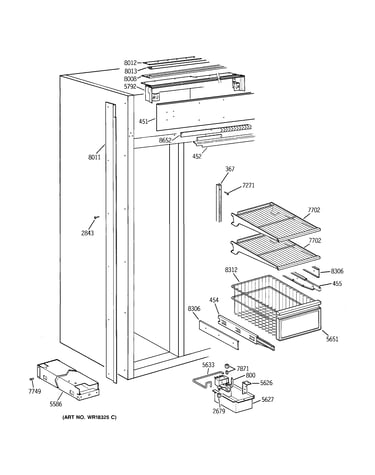 Freezer section