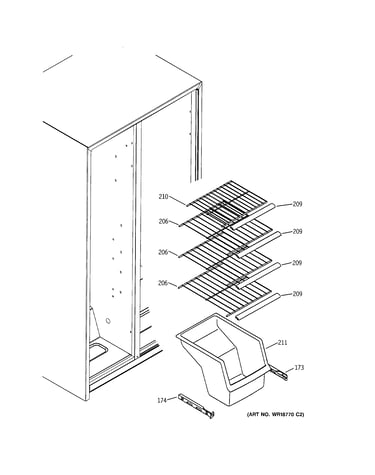 Freezer shelves