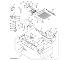 GE GSS22VFPACC ice maker & dispenser diagram