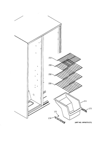 Freezer shelves