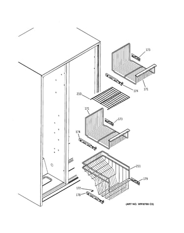 Freezer shelves