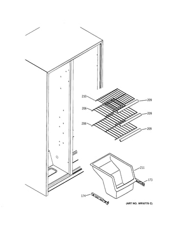 Freezer shelves