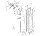 GE GSH22VGPBBB freezer door diagram