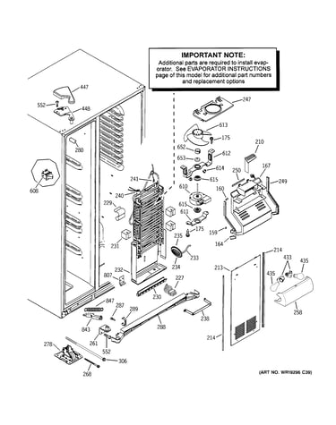 Freezer section