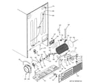 GE GCK23LCNCFCC sealed system & mother board diagram