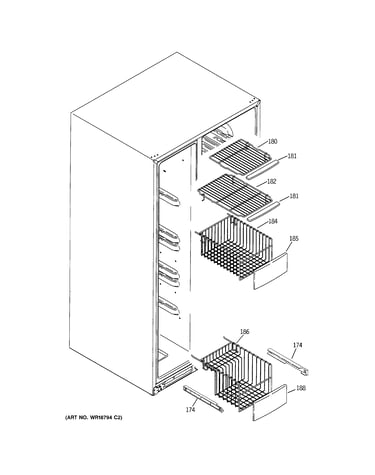 Freezer shelves
