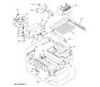 GE GIG21IEMFFWS ice maker & dispenser diagram