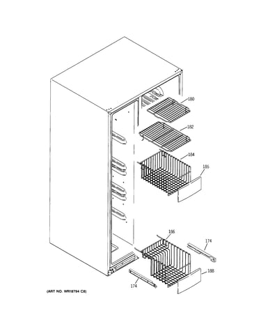 Freezer shelves