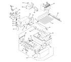 GE PCG23SJMHFBS ice maker & dispenser diagram