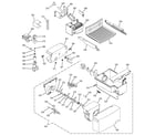 GE GSS25VFPDCC ice maker & dispenser diagram