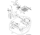 GE PSG22SIMBFBS ice maker & dispenser diagram