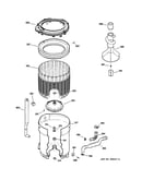 Tub, basket & agitator