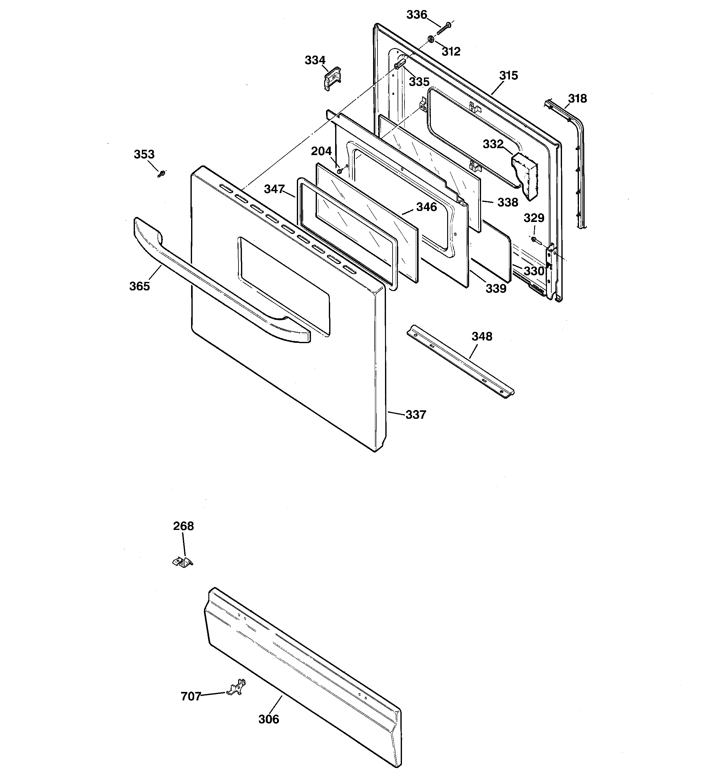 Door & drawer parts