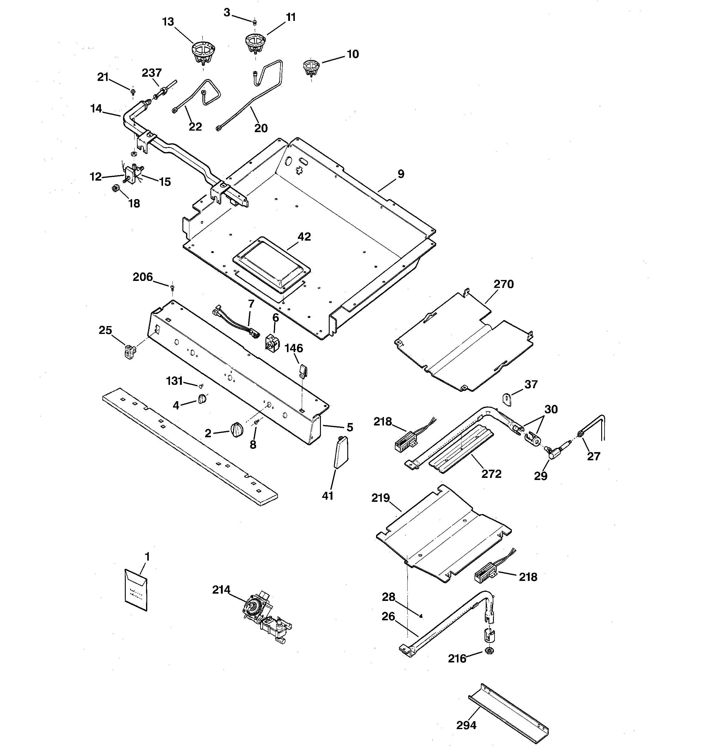 Gas & burner parts