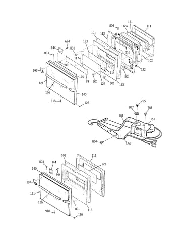 Door & lock parts