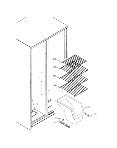 Freezer shelves