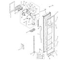 GE SSS25KFPCWW freezer door diagram