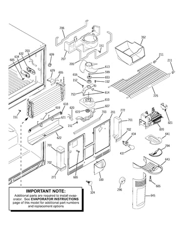Freezer section