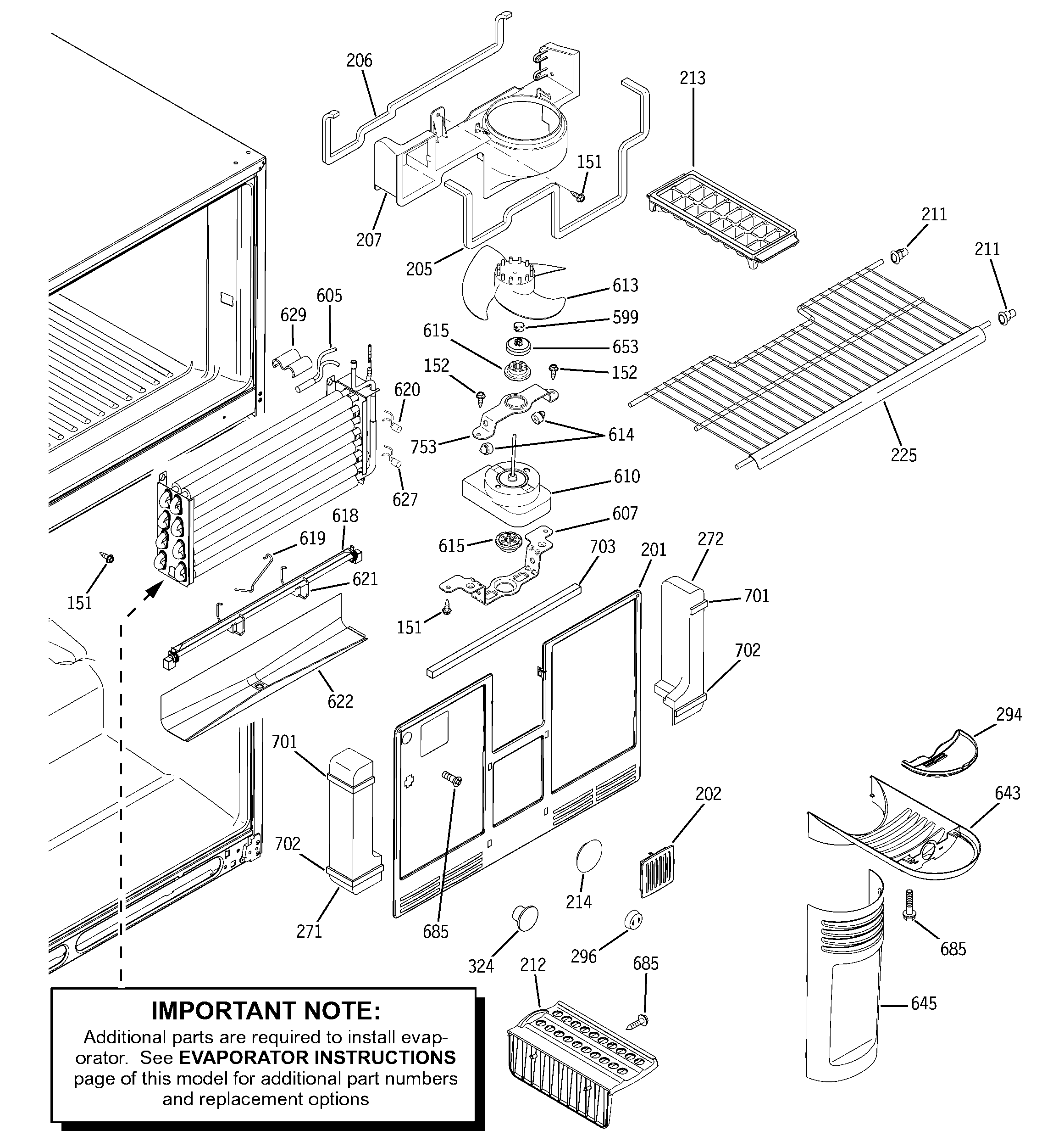 Freezer section