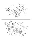 Backsplash, blower & motor assembly