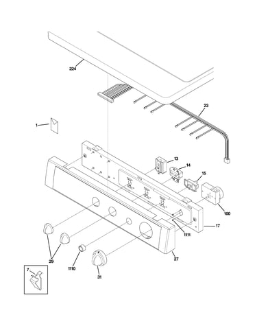 Controls & top panel