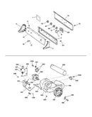 Backsplash, blower & motor assembly