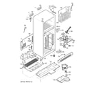 GE GTS20ICAWW cabinet diagram