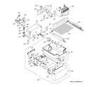 GE PSC23NHNABB ice maker & dispenser diagram