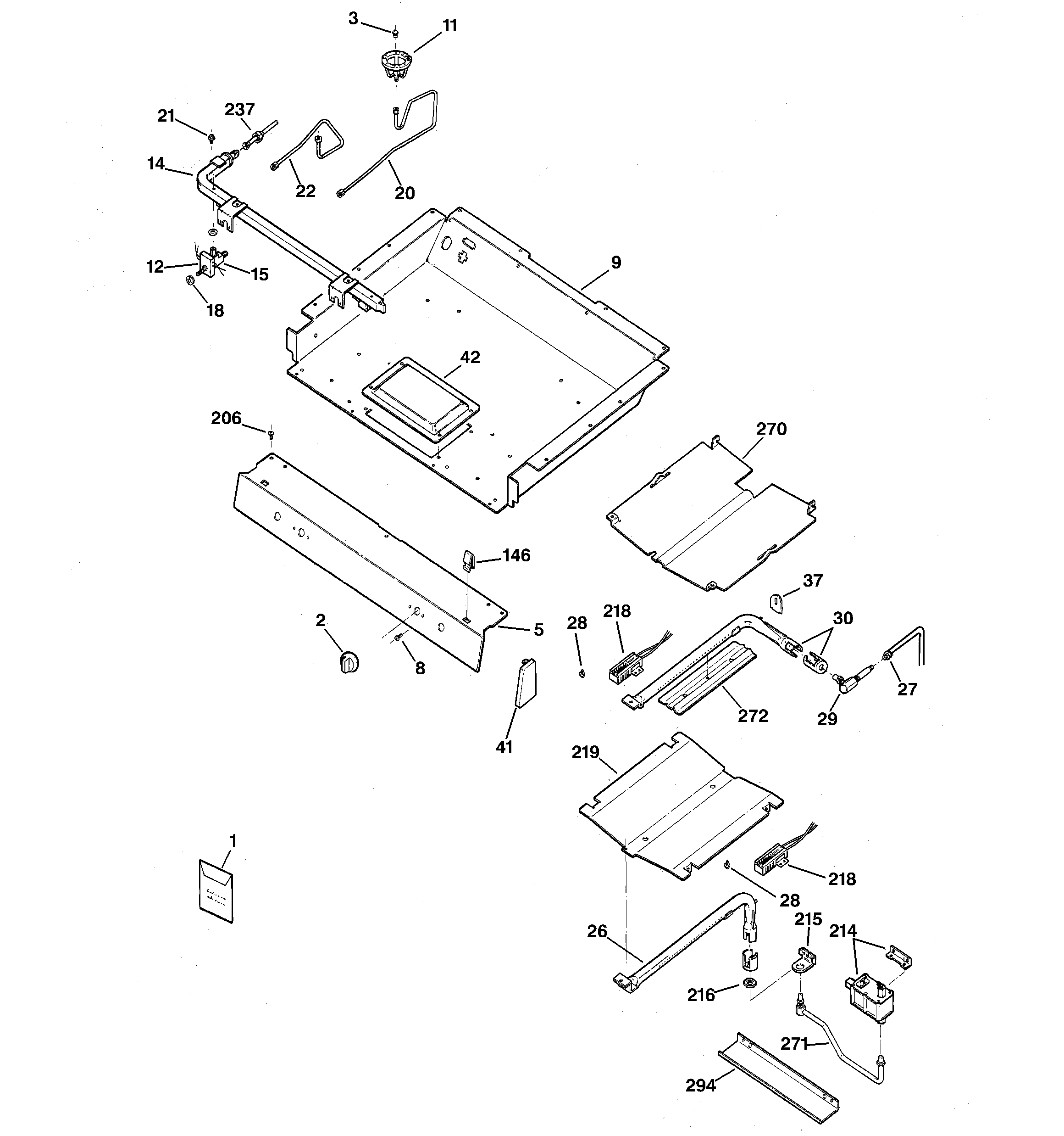 Gas & burner parts